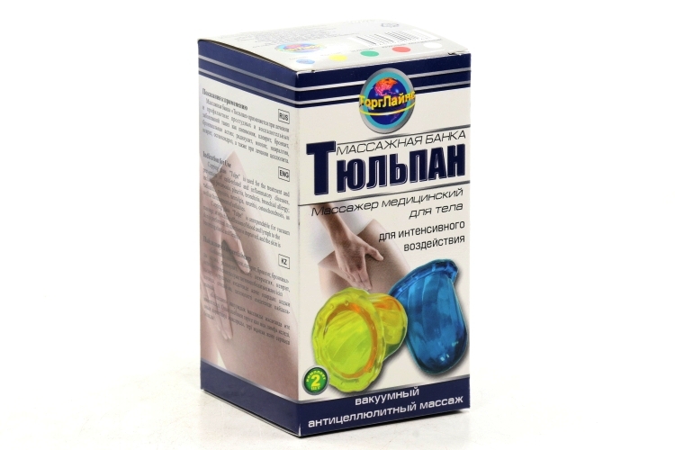 Банка массажная Тюльпан, 2 шт