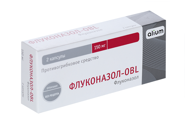 Флуконазол-OBL 150 мг, 2 шт, капсулы