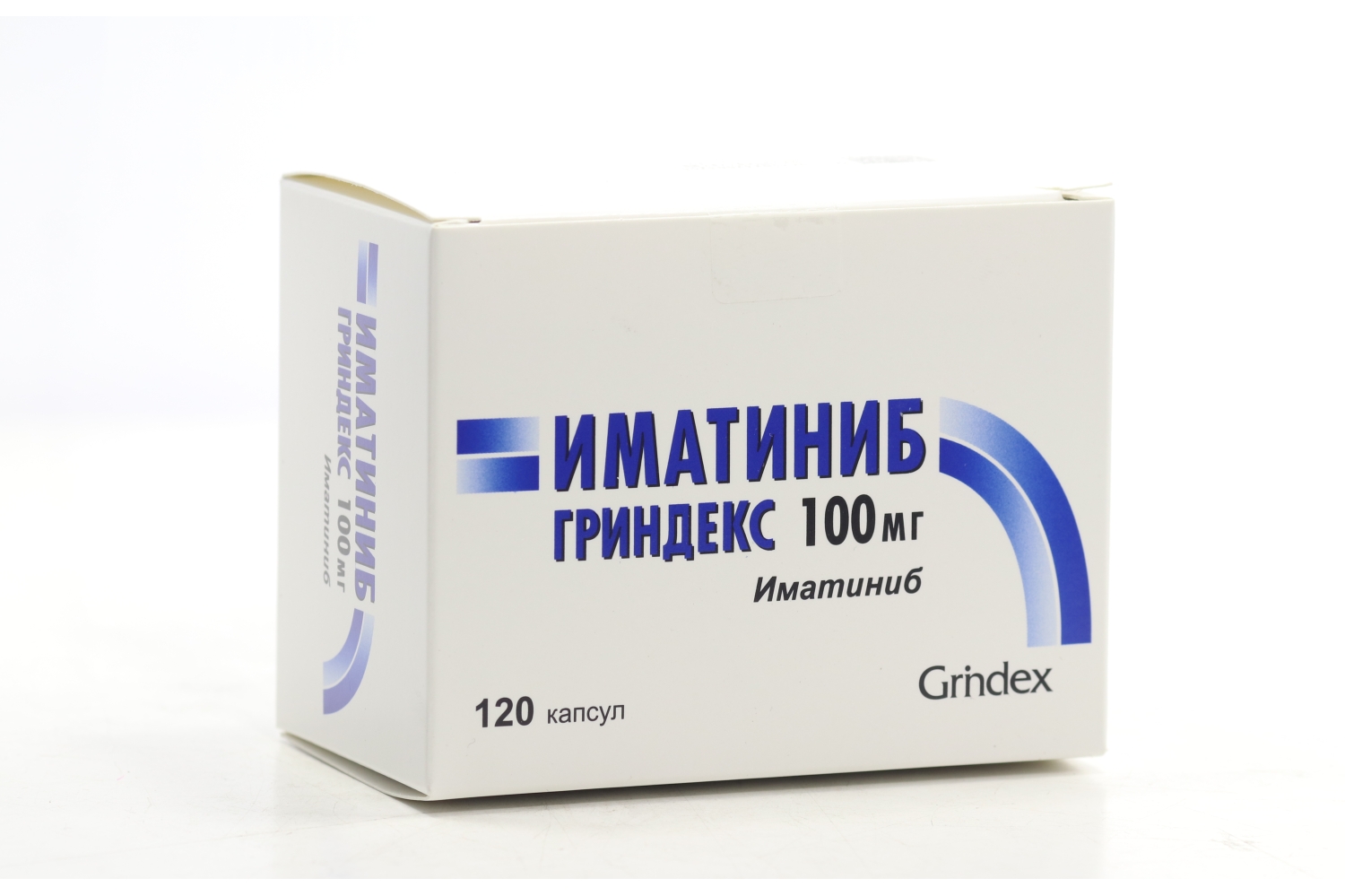 Иматиниб Гриндекс, 100 мг, 120 шт, капсулы