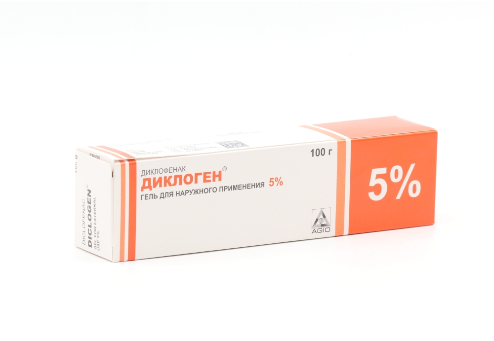 Диклоген 5%, 100 г, гель для наружного применения