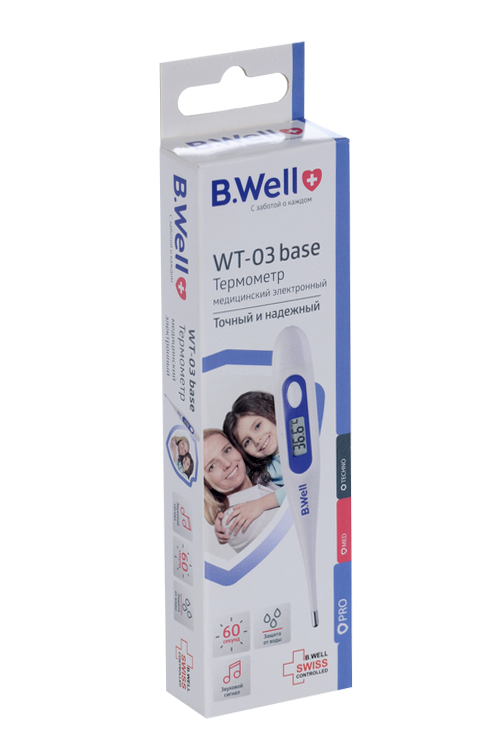 Термометр мед электр Би Вел WT-03 base