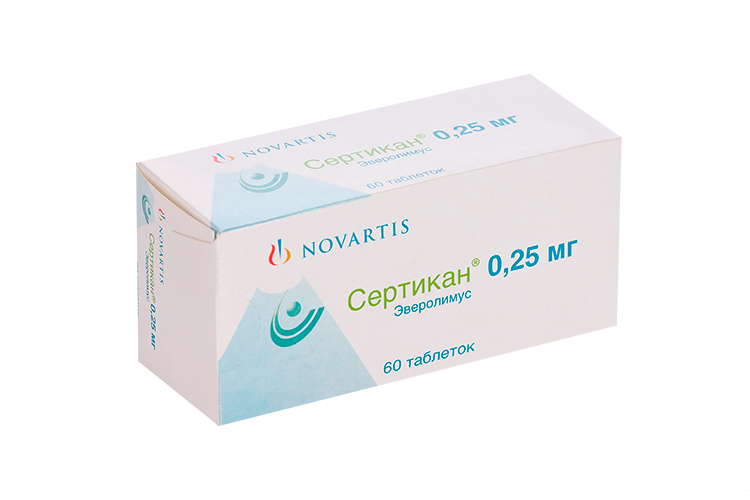 Сертикан 0.25 мг, 60 шт, таблетки