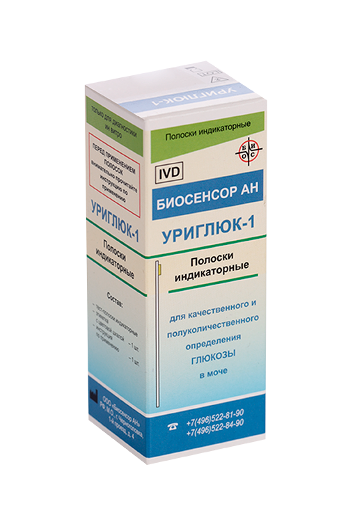 Тест-полоски Уриглюк-1, 100 шт