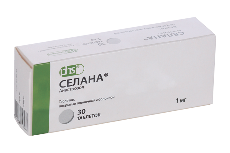 Селана, 1 мг, 30 шт, таблетки покрытые пленочной оболочкой