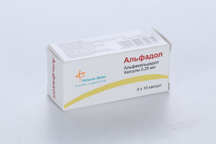 Альфадол, 0,25 мкг, 30 шт, капсулы
