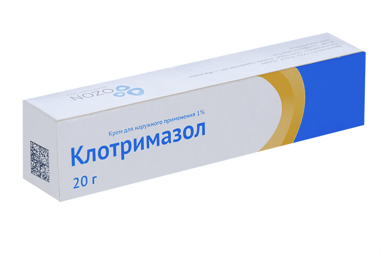 Клотримазол 1%, 20 г, крем