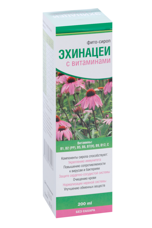 Эхинацеи с витаминами, 200 мл, сироп