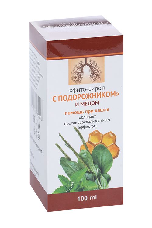 Сироп с Подорожником, 100 мл