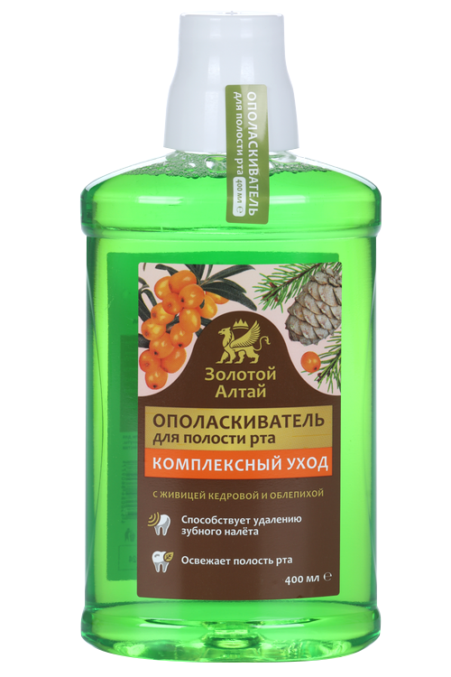 Ополаскиватель д/рта Золотой Алтай комплексный уход, 400 мл