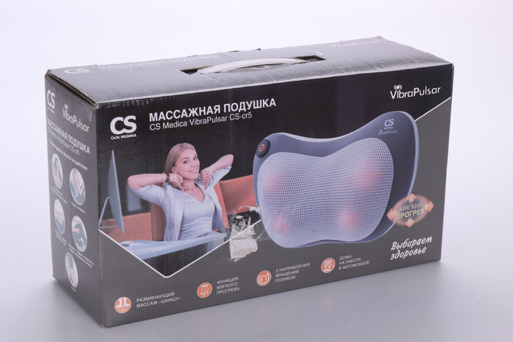 Подушка массажная СиЭс Медика Вибропульсар CS-CR5