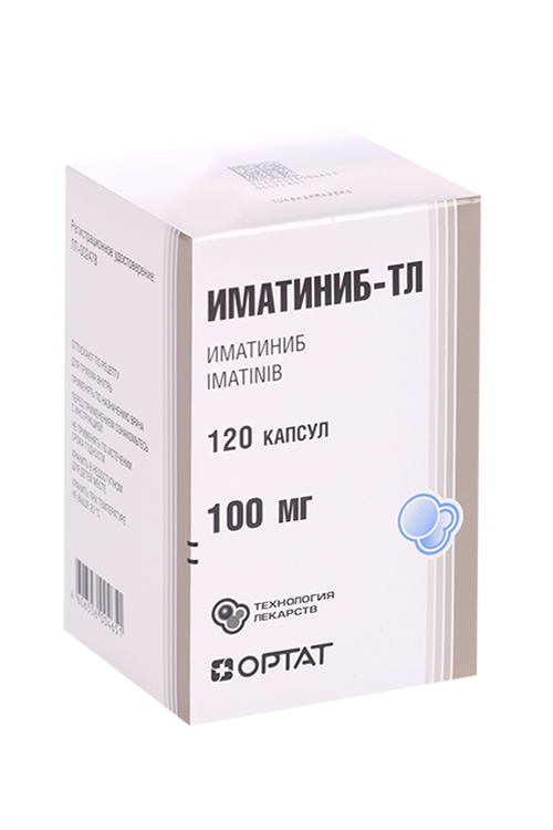 Иматиниб-ТЛ 100 мг, 120 шт, капсулы