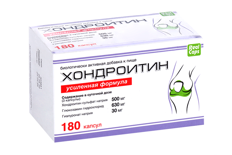 Хондроитин Усиленная формула, 417 мг, 180 шт, капсулы