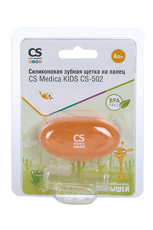 З/щетка Си Эс Медика Кидс силик/жеват, (CS-502)