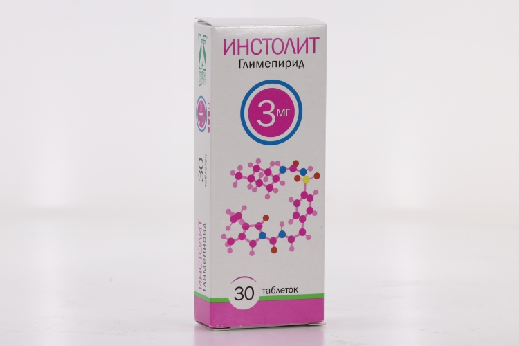 Инстолит 3 мг, 30 шт, таблетки