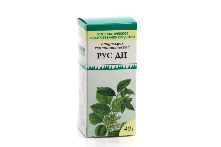 Рус ДН, 40 г, оподельдок гомеопатический