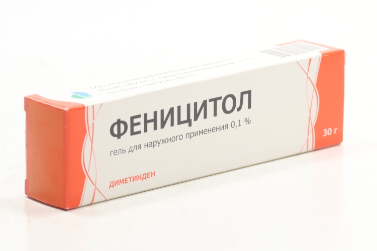 Феницитол 0.1%, 30 г, гель для наружного применения
