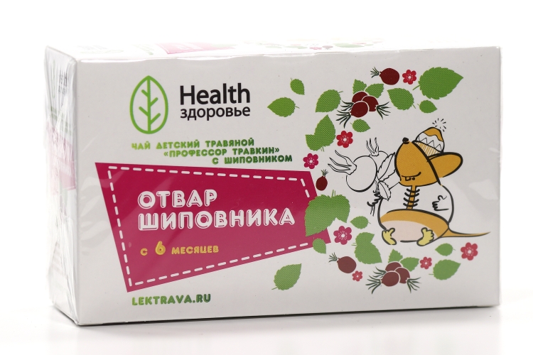 Чай Профессор Травкин шиповник, 1,5 г, 20 шт