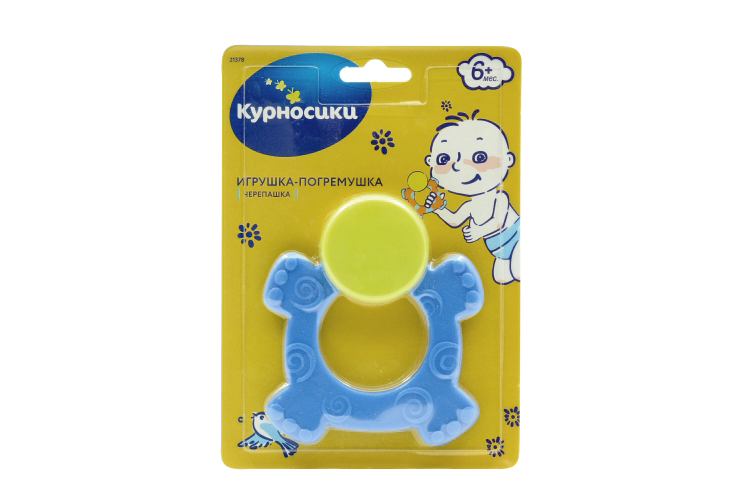 Игрушка-погремушка Курносики Черепашка (6+) (21378)