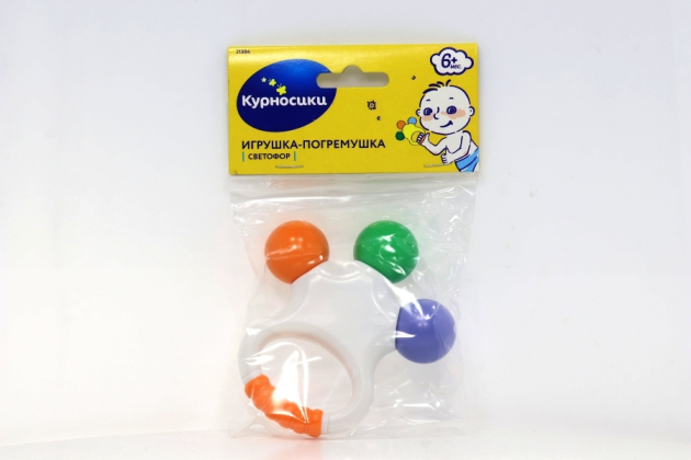 Игрушка-погремушка Курносики Светофор (6+) (21384)