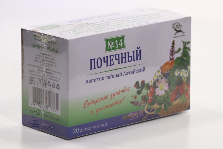Напиток чайный Алтайский №14 Почечный, 1,5 г, 20 шт, ф/п