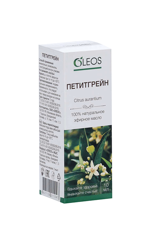 Масло Oleos Петитгрейн эфирное, 10 мл