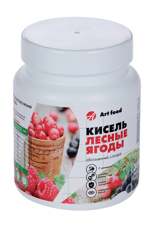 Кисель лесная ягода, 300 г, гранулы