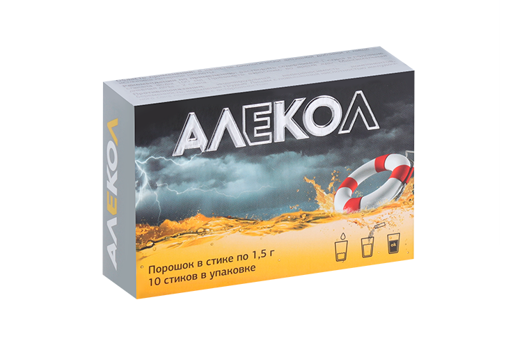 Алекол, 1,5 г, 10 шт, стик