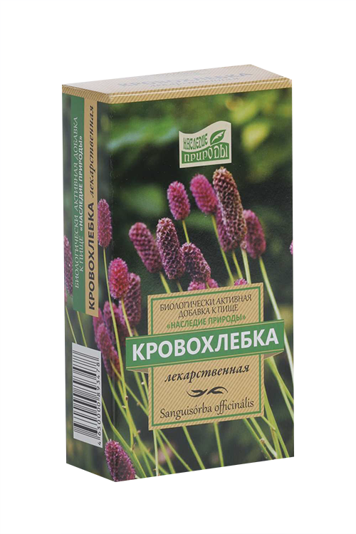 Кровохлебка Наследие природы, 50 г, сырье растительное-корень