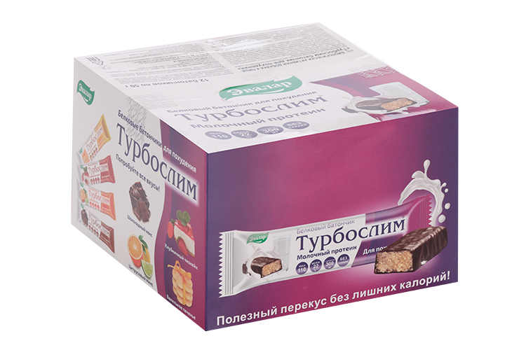 Батончик Турбослим д/похудения 50 г, 12 шт