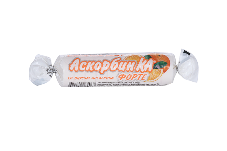Аскорбин Ка Форте, 10 шт, таблетки жевательные апельсин
