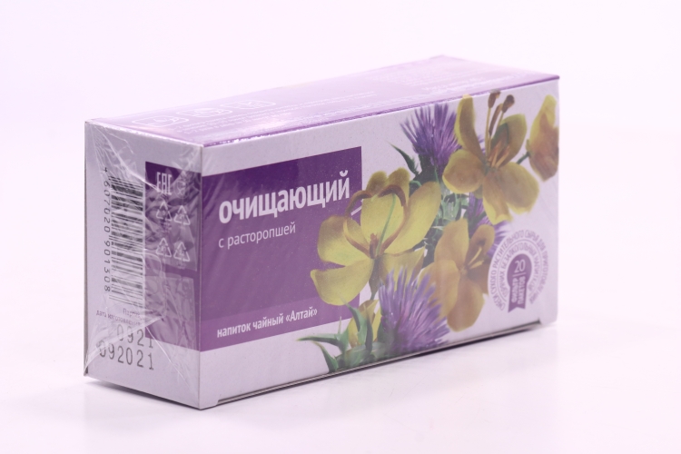 Чайный напиток Алтай Очищающий с расторопшей, 2 г, 20 шт