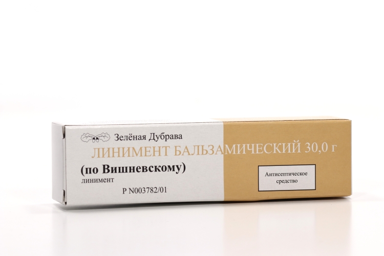 Линимент бальзамический (по Вишневскому), 30 г, линимент