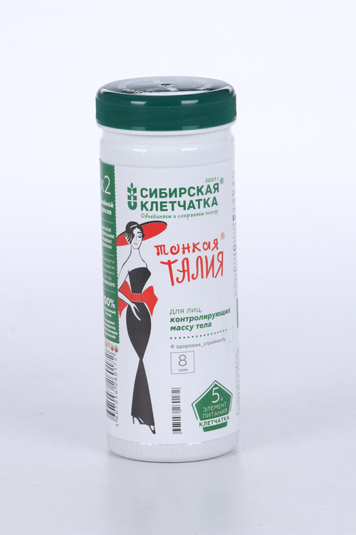 Клетчатка Сибирская Тонкая талия, 170 г, порошок