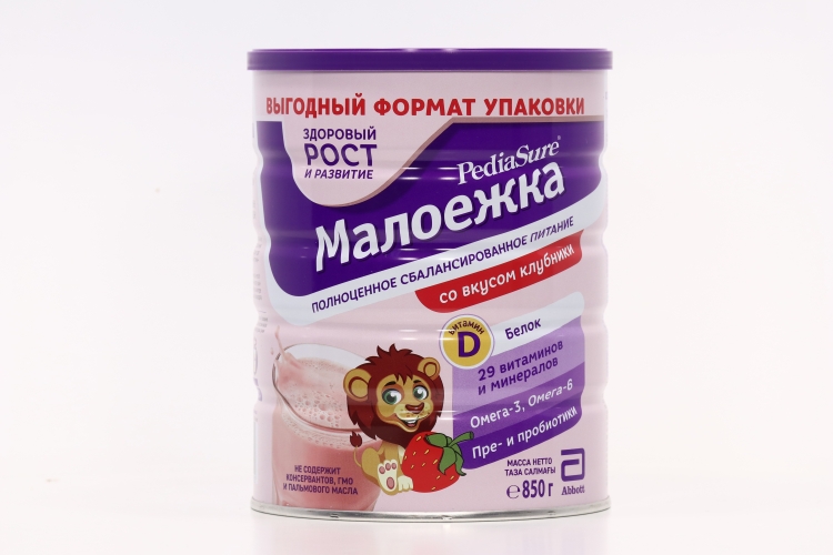 Смесь ПедиаШур Малоежка Клубника, 850 г