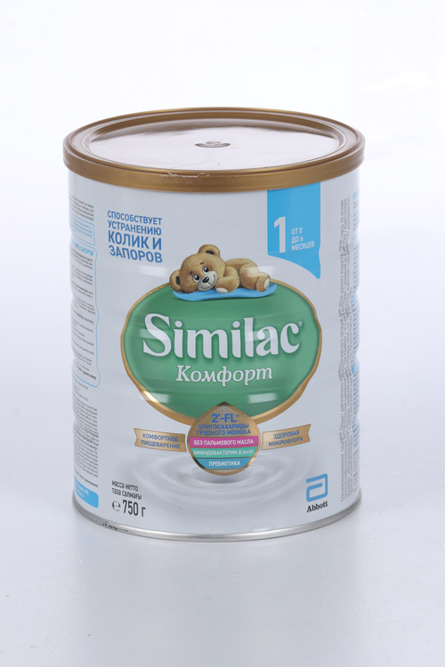 Смесь Симилак Комфорт 1 (0-6 мес), 750 г