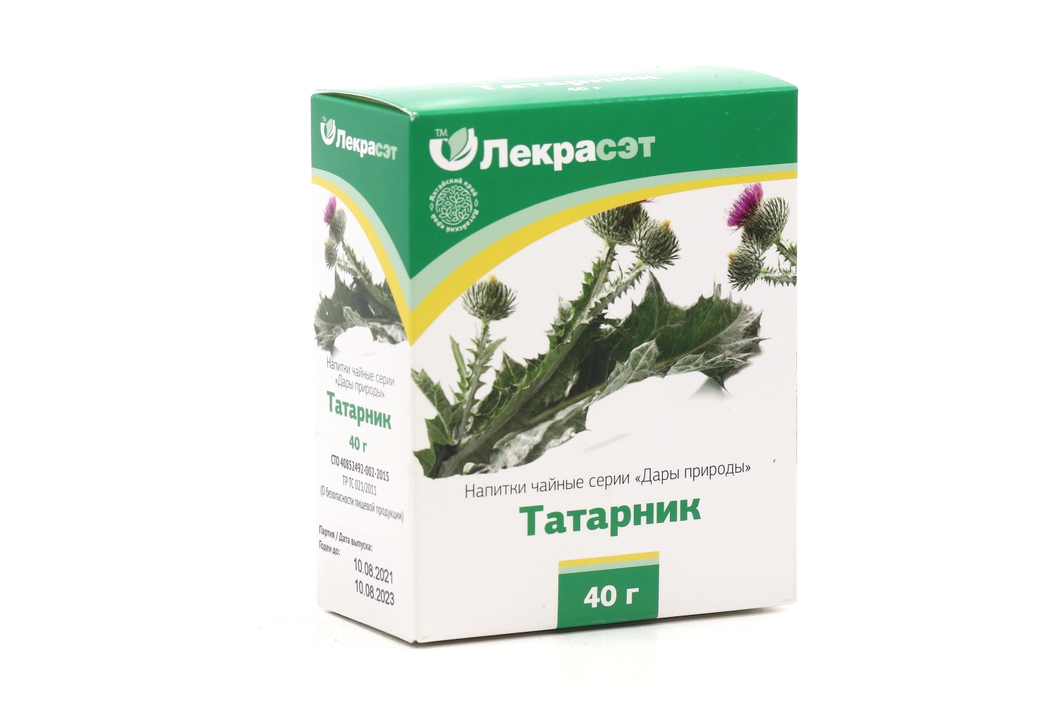 Напиток чайный Дары природы Татарник колючий, 40 г
