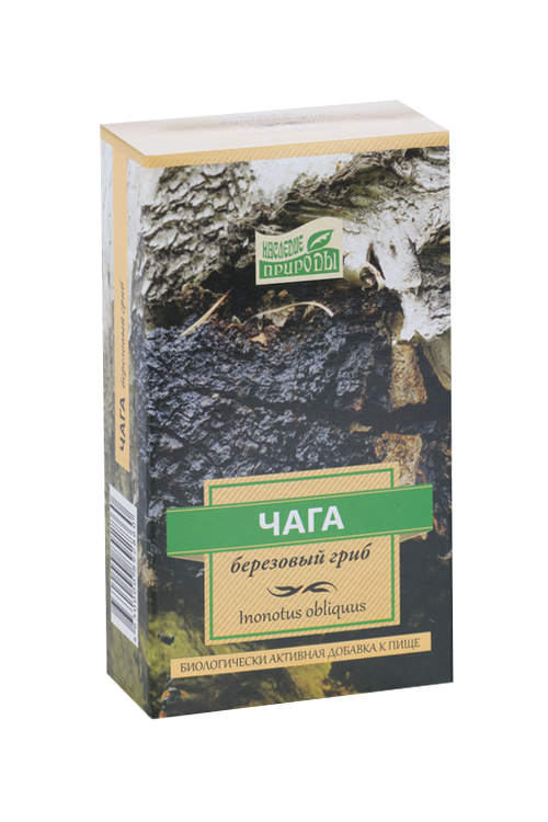 Фиточай Чага (Березовый гриб) Наследие природы, 50 г