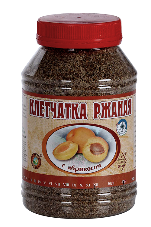 Клетчатка ржаная абрикос, 300 г, порошок