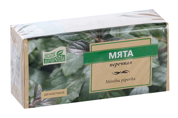 Чайный напиток Мята перечная Наследие природы 1 г, 20 шт