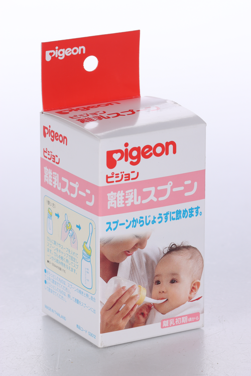 Бутылочка Pigeon с ложечкой д/кормления (с 4 мес), 120 мл