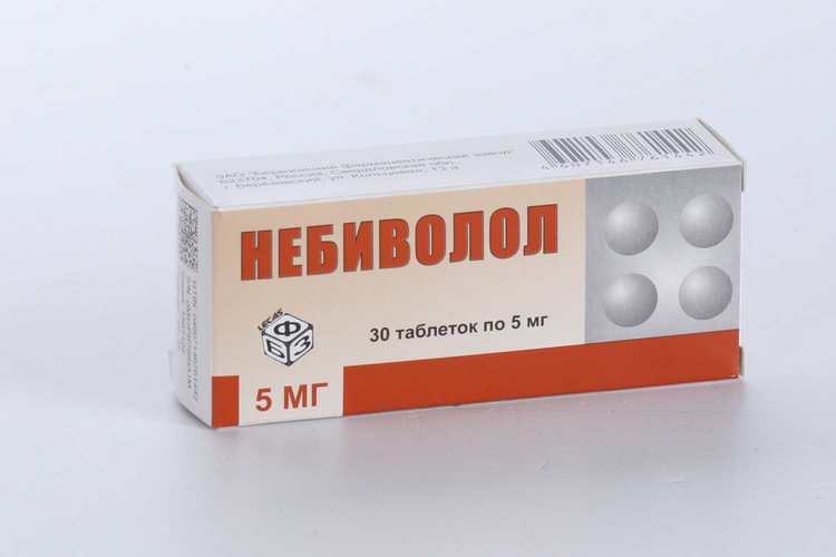 Небиволол 5 мг, 30 шт, таблетки