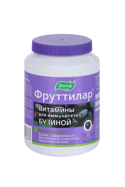 Фруттилар Витамины д/иммунитета 4 г, 30 шт, пастилки жевательные