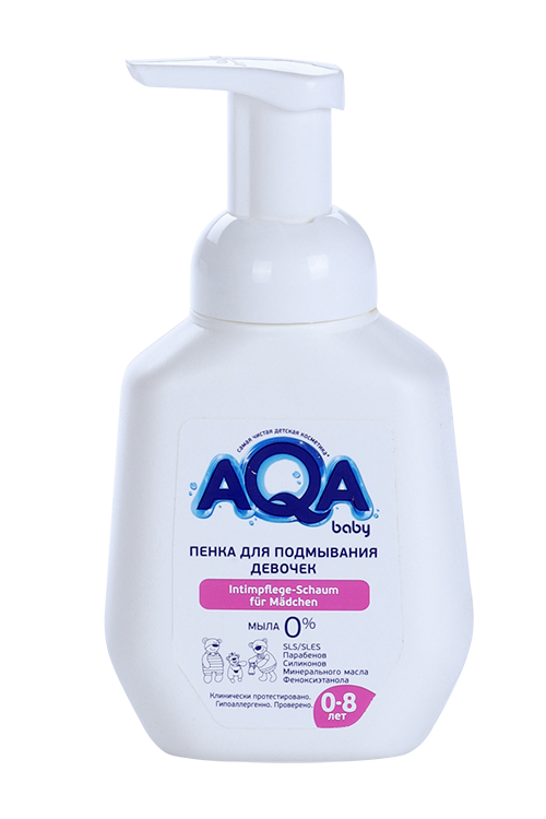 Пенка AQA BABY  д/подмывания девочек