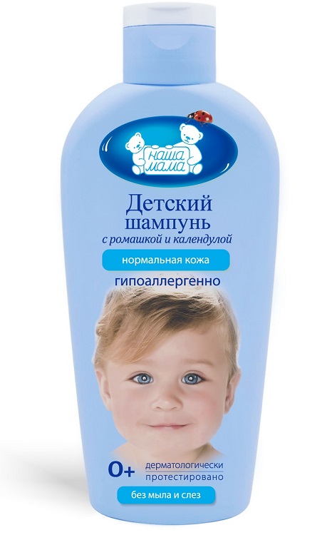 Шампунь Наша Мама дет гипоалл д/норм кожи ромашка/календула, 250 мл