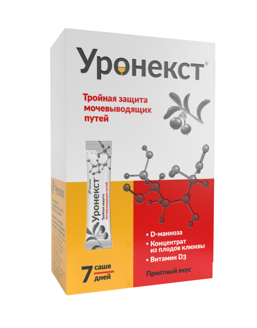 Уронекст, 2,6 г, 7 шт, саше