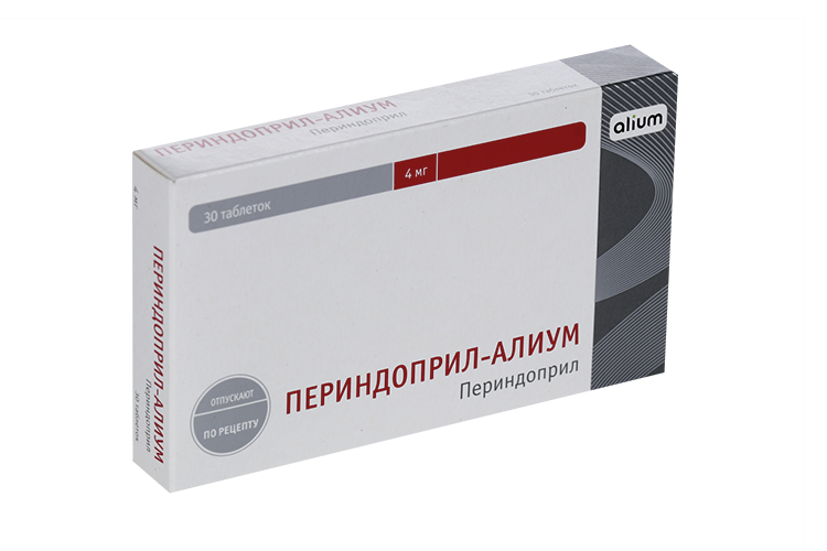 Периндоприл-Алиум 4 мг, 30 шт, таблетки