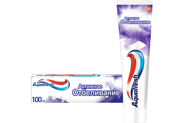 З/паста Аквафреш Активное отбеливание, 100 мл