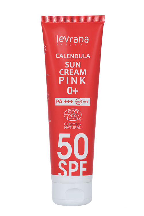 Крем Леврана солнцезащитный календула SPF50 пинк д/тела, 100 мл