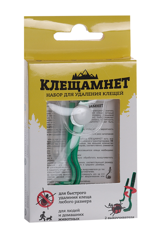 Набор Клещамнет д/удаления клещей