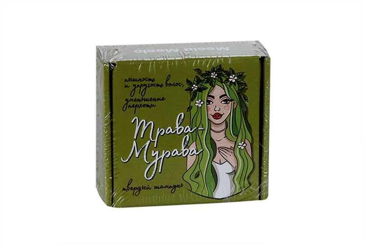 Шампунь Мила Мило твердый Трава-мурава, 85 г